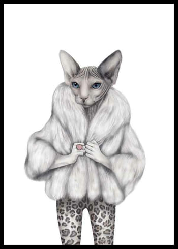 Poster Sanna Wieslander Little Miss Purrfect