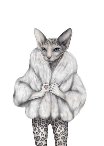 Poster Sanna Wieslander Little Miss Purrfect
