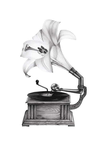 Poster Sanna Wieslander Playful Lily