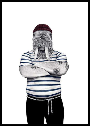 Poster Sanna Wieslander Ross The Sailor