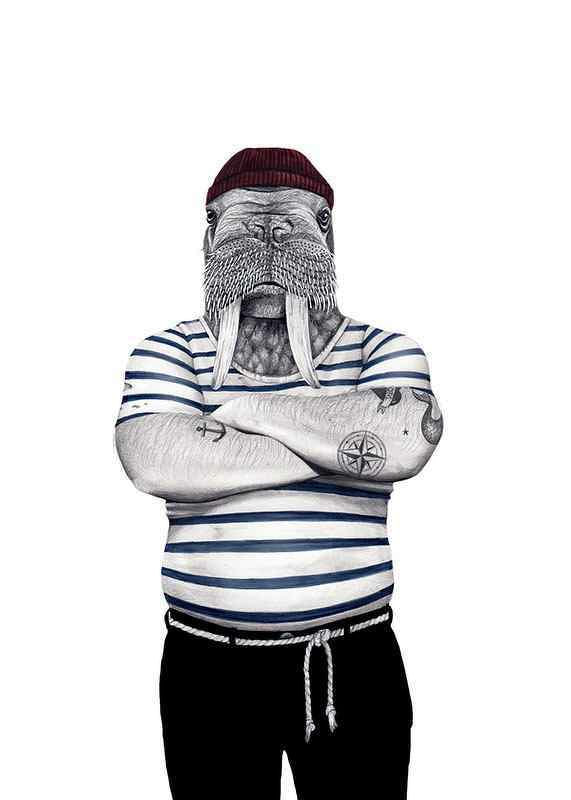 Poster Sanna Wieslander Ross The Sailor