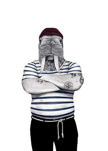 Poster Sanna Wieslander Ross The Sailor