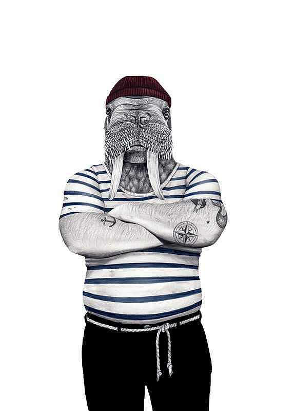 Poster Sanna Wieslander Ross The Sailor