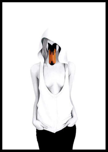 Poster Sanna Wieslander Swan Lady