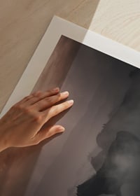 Fotografi av hästar i rörelse genom dimma vid solnedgång-9