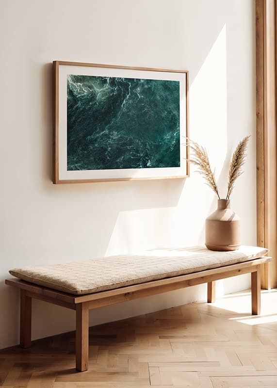 Poster Niebla Verde Ocean crossfade