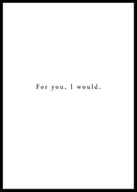 For You I Would-0