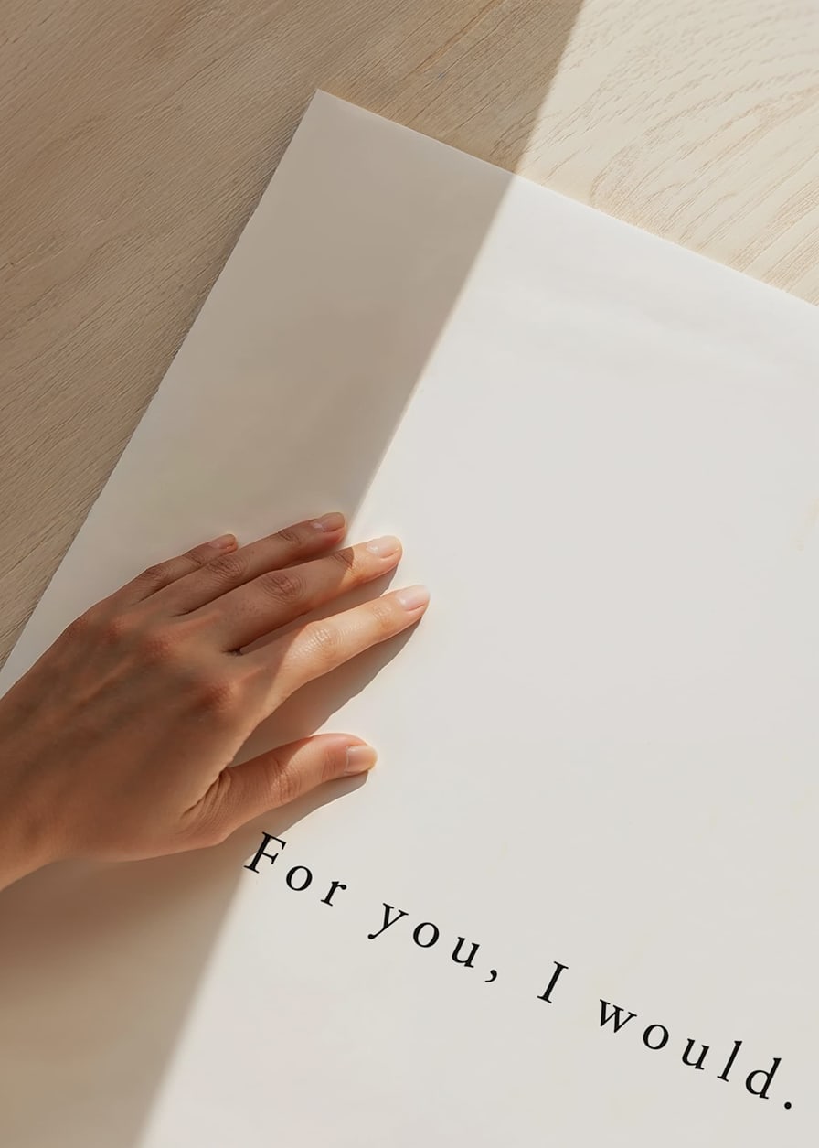 Minimalistisk textcitat i svart på vit bakgrund, engelska-12