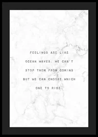 Centered black text with quote against white marbled background-4