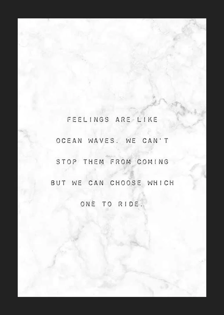Centered black text with quote against white marbled background-12