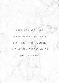 Centered black text with quote against white marbled background-7