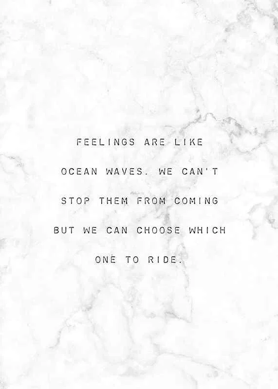 Centered black text with quote against white marbled background-12