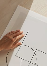 Geometric typography with thin black lines on light gray background-9