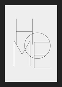 Minimalistinen typografia ohuilla mustilla viivoilla, vaaleanharmaalla taustalla-5