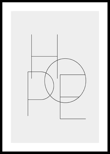 Poster Hope Typo