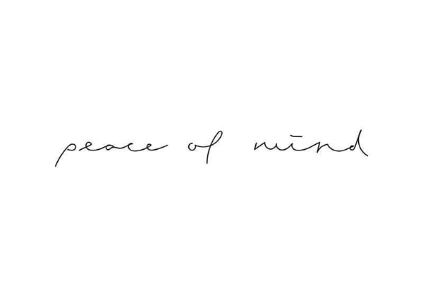 Juliste Peace of mind