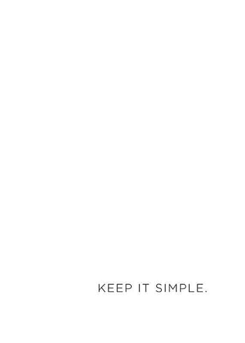 Poster Keep It Simple