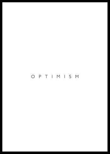 Plakat Optimism