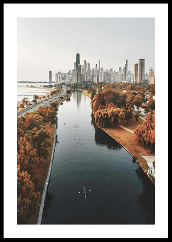 Poster Chicago Skyline