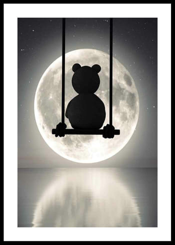 Poster Teddy Moon