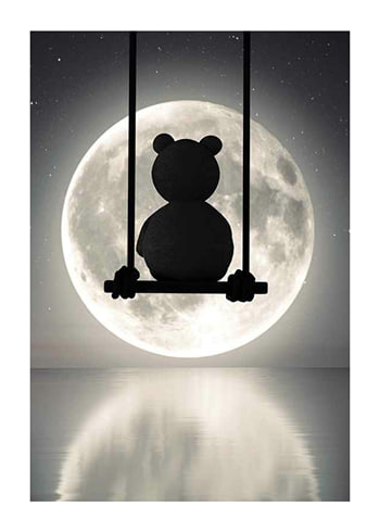 Poster Teddy Moon