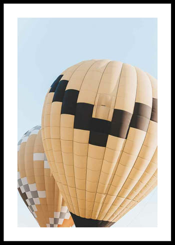 Poster Yellow Air Balloons