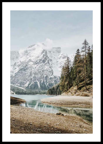 Poster Lagi di Braies Italy