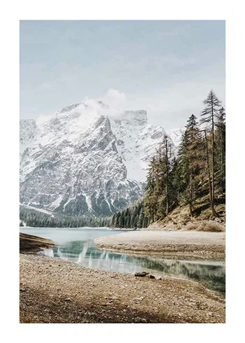Poster Lagi di Braies Italy