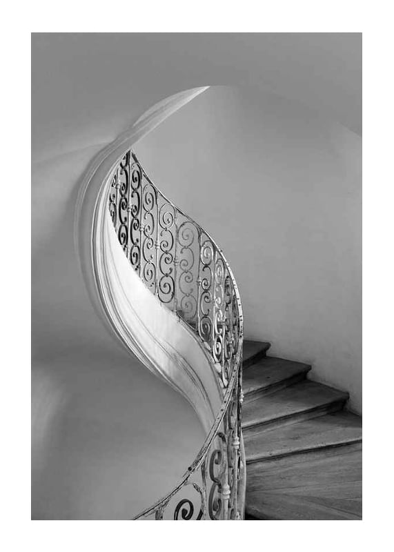 Plagát Curved Stairs