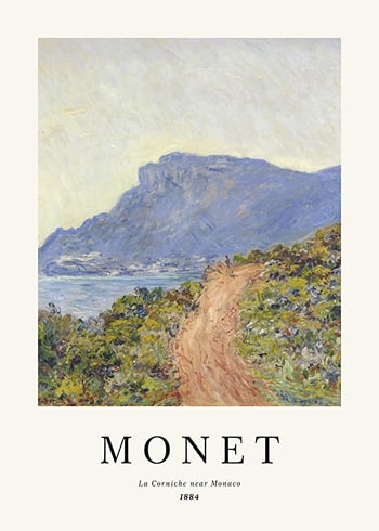 Plakat Monet La Corniche