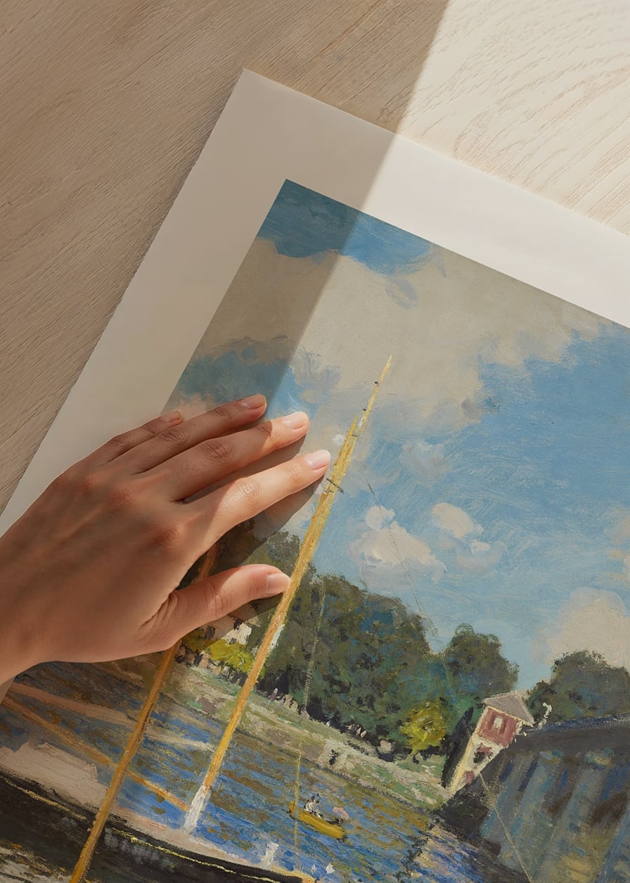 Monet Bridge At Argenteuil-12