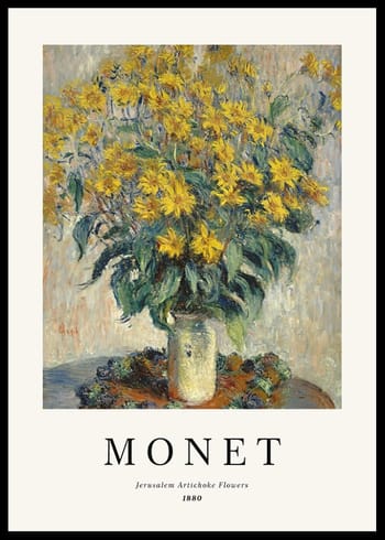 Plakat Monet Jerusalem Artichoke Flowers