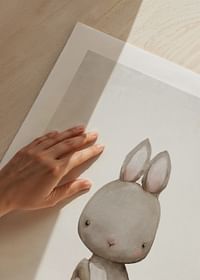 Watercolor Hare-5