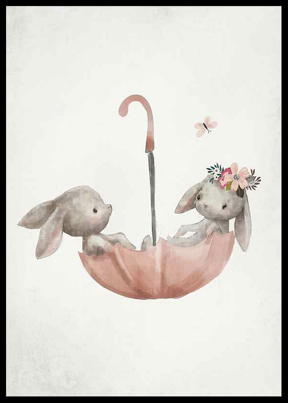 Watercolor Rabbit Friends-12