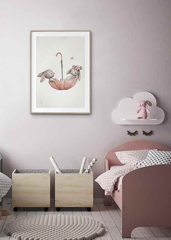 Watercolor Rabbit Friends-12