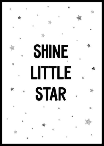 Plakat Shine Little Star