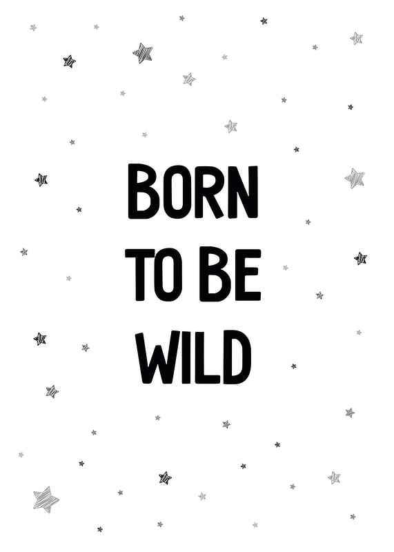 Póster Born To Be Wild