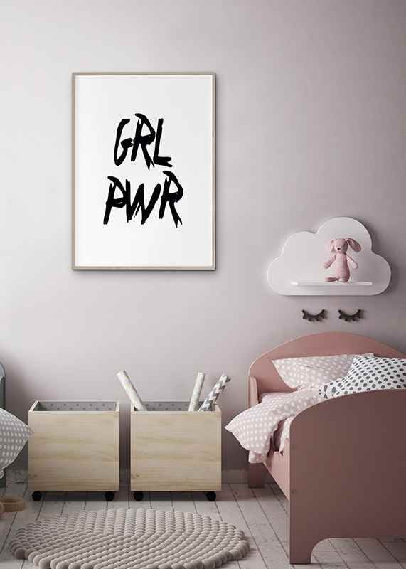 Handwritten black text GRL PWR on white background-12