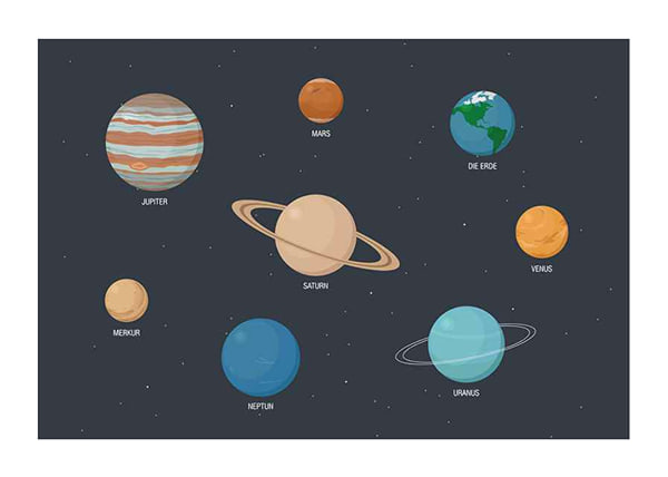 Poster Kinderplaneten