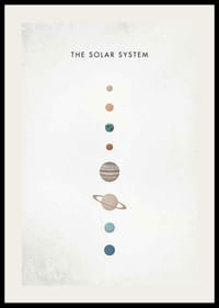 A Naprendszer bolygóinak illusztrációja bézs háttérrel-2
