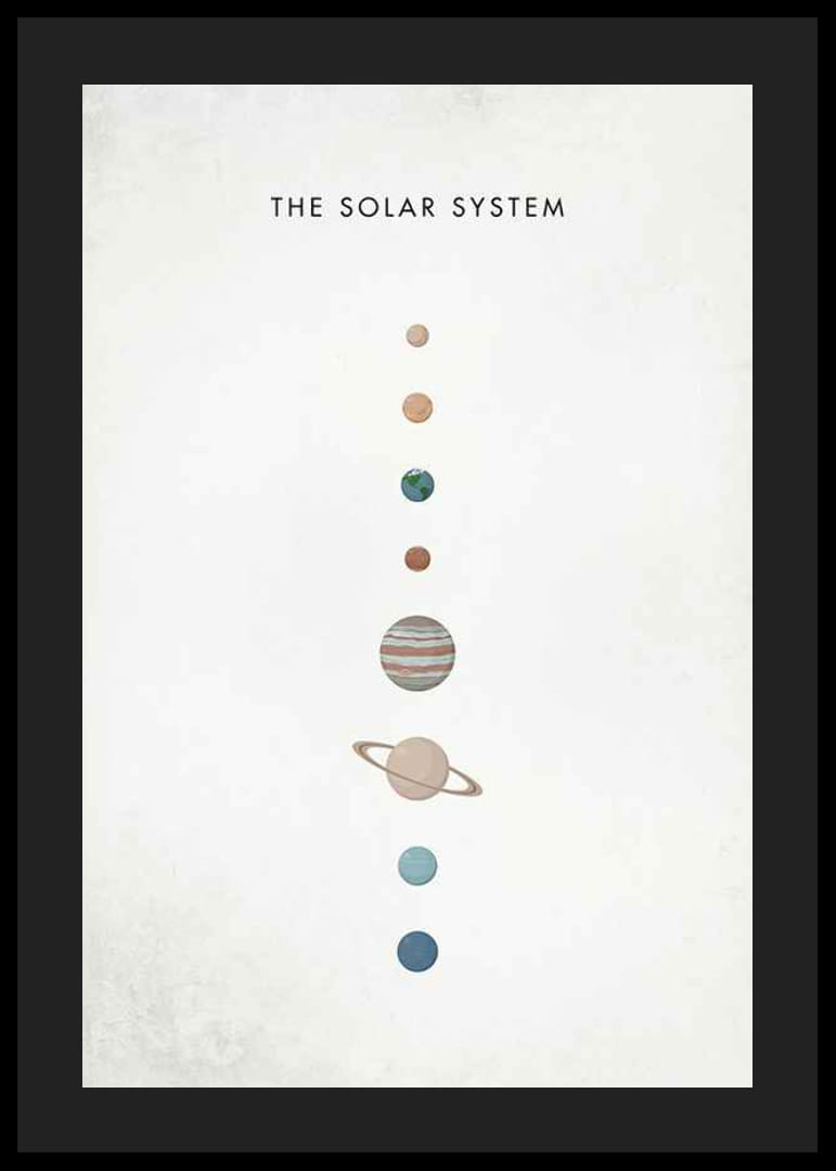 A Naprendszer bolygóinak illusztrációja bézs háttérrel-12