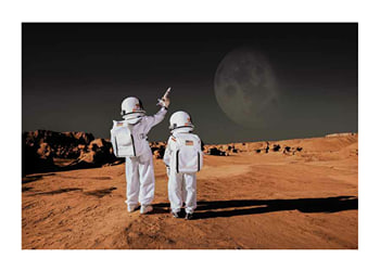 Poster Little Astronauts