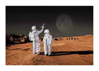 Poster Little Astronauts
