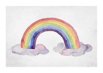 Poster Watercolor Rainbow