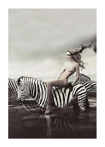Poster Riding Naked