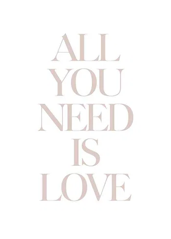 Poster All You Need Is Love