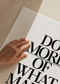 Stylish black text with the quote Do more of what makes you happy-3