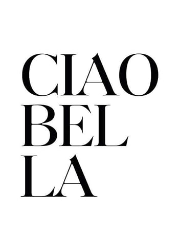 Poster Ciao Bella