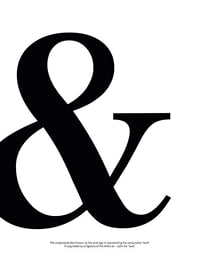Grafiskt stort svart &-tecken på vit bakgrund-1