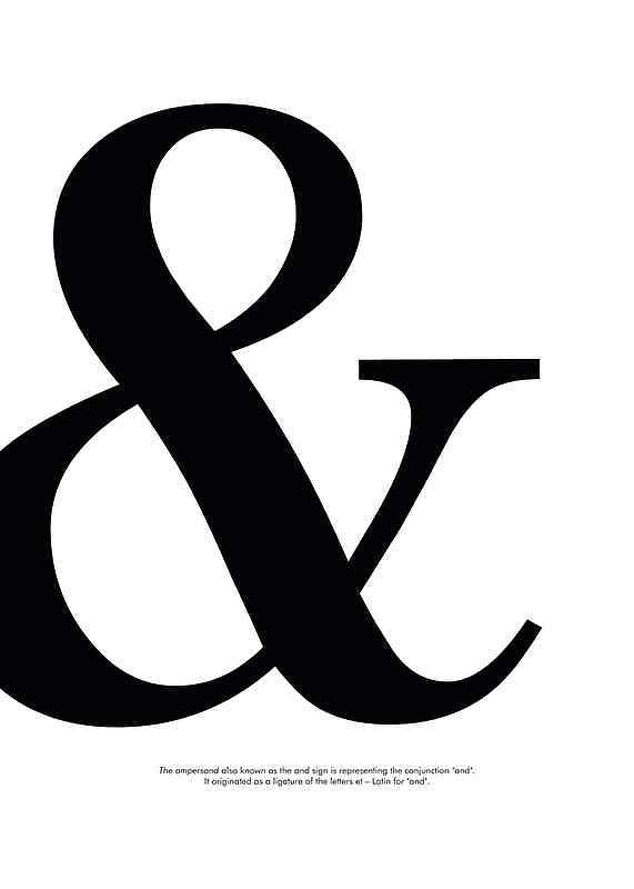 Plagát Ampersand